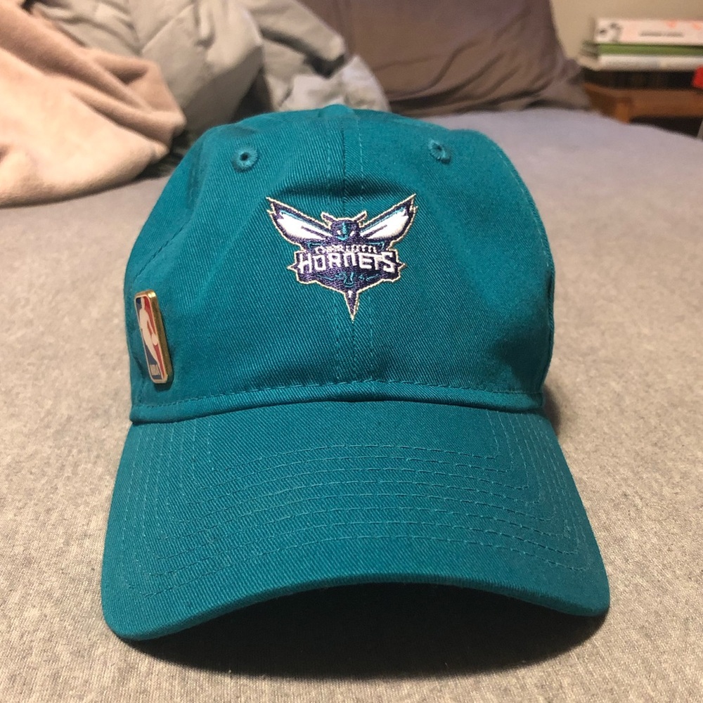 Hornets nba adjustable hat men’s dad hat blue
